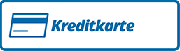 Bezahlen Sie Ihre Bestellung bequem, schnell und sicher mit Ihrer Kreditkarte. Kreditkarte Logo