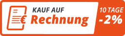 Bei Zahlung innerhalb von 10 Tagen 2 % Skonto - oder 30 Tage netto Rechnung Logo