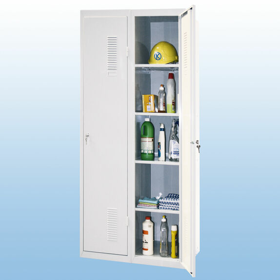 Putzmittelschrank grau Putzmittelschrank grau