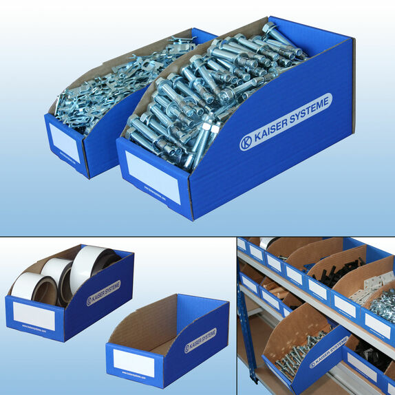 Lagersichboxen aus Karton Lagersichboxen aus Karton