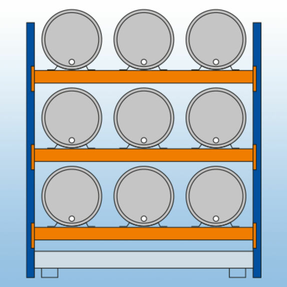 9x 200 l liegend 9x 200 l liegend